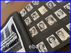 Vintage 1940s Photo Album Burbank California High School Football Scrapbook