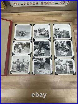 Vintage 1950's 60's Family Photo Album 60 Photos Fishing Boats Sharks Grouper