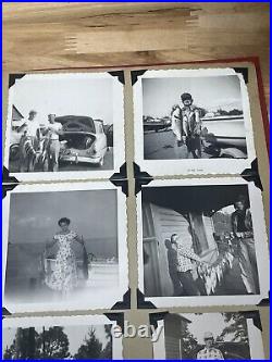 Vintage 1950's 60's Family Photo Album 60 Photos Fishing Boats Sharks Grouper