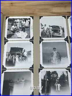 Vintage 1950's 60's Family Photo Album 60 Photos Fishing Boats Sharks Grouper