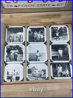 Vintage 1950's 60's Family Photo Album 60 Photos Fishing Boats Sharks Grouper