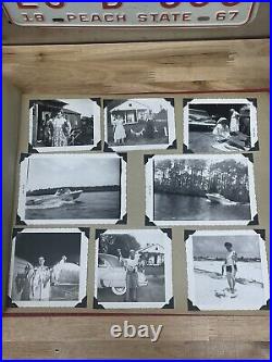 Vintage 1950's 60's Family Photo Album 60 Photos Fishing Boats Sharks Grouper