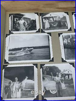 Vintage 1950's 60's Family Photo Album 60 Photos Fishing Boats Sharks Grouper