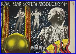 Vintage 1974 Sun Ra SPACE IS THE PLACE Sci-Fi Movie Soundtrack Jazz Album Poster