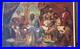 Vintage 1988 Last Supper Black Americana Civil Rights Framed Wall Art Print MLK