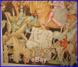 Vintage 1996 BEN BLACK'Horses' Still LIfe PAINTING Royal Doulton Artist