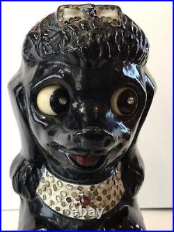 Vintage 60s Kit Cat Poodle Clock California Clock Company Eyes Move