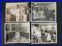 Vintage AFRICAN AMERICAN paper LOT obituaries photos mezzie clay johnson