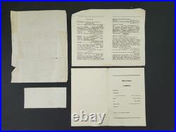 Vintage AFRICAN AMERICAN paper LOT obituaries photos mezzie clay johnson