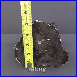 Vintage African American Afro Bust Statue Black Woman Man Kissing Chalk Ceramic