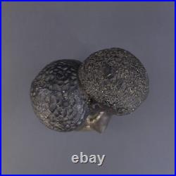 Vintage African American Afro Bust Statue Black Woman Man Kissing Chalk Ceramic