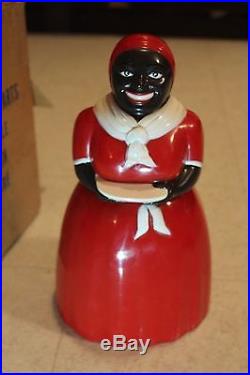Vintage Aunt Jemima Cookie Jar With Original Shipping Box F&F Mold & Die Works