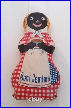 Vintage Aunt Jemima Wade Diana Oilcloth 3 Dolls Pancake Advertising