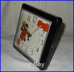 Vintage Baby Black Boy Throwing Dice Alarm Clock Americana / Memorabilia Sambo