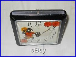 Vintage Baby Black Boy Throwing Dice Alarm Clock Americana / Memorabilia Sambo