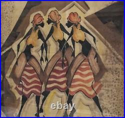 Vintage Black Americana African Cultures and Ethnicities Antique Fabric Print