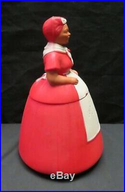 Vintage Black Americana Aunt Jemima Plastic Cookie Jar