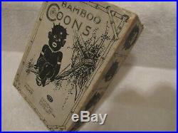 Vintage Black Americana Black Memorabilia Bamboo Coons Candy Box
