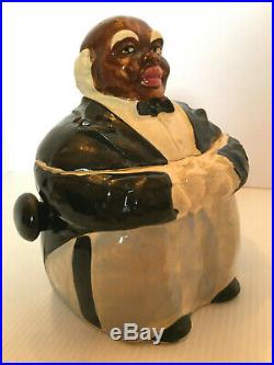 Vintage Black Americana Butler Pappy Mammy Cookie Jar