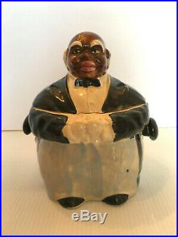 Vintage Black Americana Butler Pappy Mammy Cookie Jar