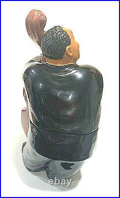 Vintage Black Americana Collectors BASS MAN Cookie Jar