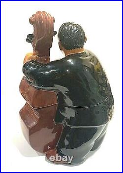 Vintage Black Americana Collectors BASS MAN Cookie Jar