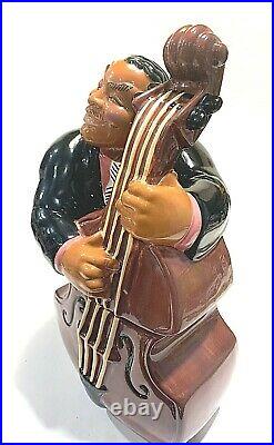 Vintage Black Americana Collectors BASS MAN Cookie Jar