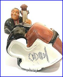 Vintage Black Americana Collectors BASS MAN Cookie Jar