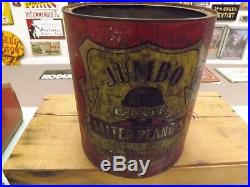 Vintage Black Americana DIXIE Jumbo Salted Peanuts Tin Kelly Peanut Boston MA