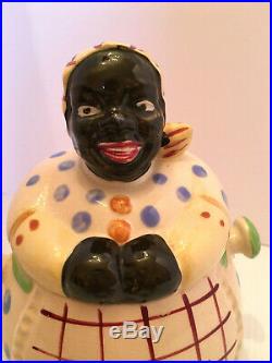 Vintage Black Americana Mammy Biscuit Cookie Jar