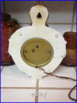 Vintage Black Americana Mammy Plug in Electric Wall Clock