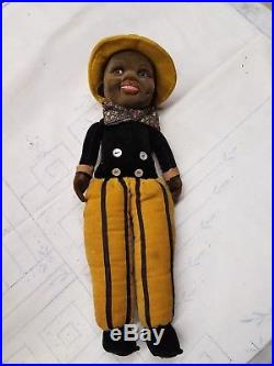 Vintage Black Girl Americana Norah Wellings Collectible Doll 15 Free Ship! 1950