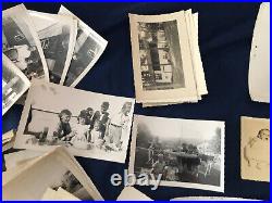 Vintage Black & White Photograph Lot Ruffled Edges See pics Good Condition