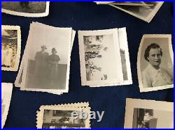 Vintage Black & White Photograph Lot Ruffled Edges See pics Good Condition