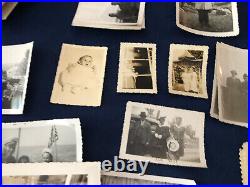 Vintage Black & White Photograph Lot Ruffled Edges See pics Good Condition