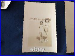 Vintage Black & White Photograph Lot Ruffled Edges See pics Good Condition