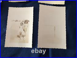 Vintage Black & White Photograph Lot Ruffled Edges See pics Good Condition