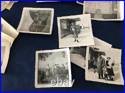 Vintage Black & White Photograph Lot Ruffled Edges See pics Good Condition