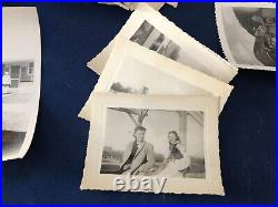 Vintage Black & White Photograph Lot Ruffled Edges See pics Good Condition