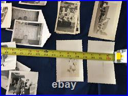 Vintage Black & White Photograph Lot Ruffled Edges See pics Good Condition