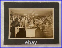 Vintage Cabinet Photo 1940s General Country Store Interior Family Business