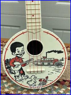 Vintage Carnival Banjo Childs Toy Black Americana