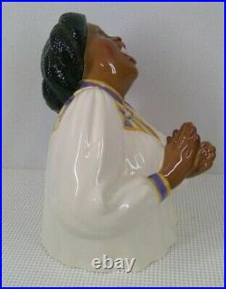 Vintage Clay Art Gospel Singer Cookie Jar Black Americana 1996 With Box