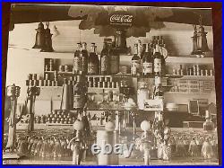 Vintage Coca Cola Sign Soda Jerk Soda Fountain Ice Cream Parlor B & W Photograph