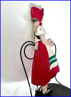 Vintage Cutout Folk Art Primitive Figures, Set Of 5, Dogs, Black Americana