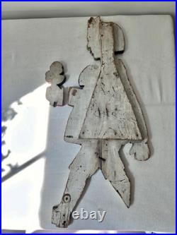 Vintage Cutout Folk Art Primitive Figures, Set Of 5, Dogs, Black Americana