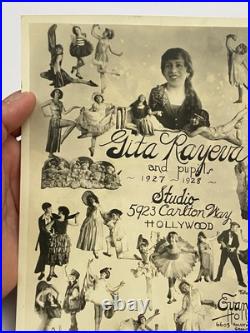 Vintage Evansmith Hollywood 1920's Photograph of Ballerina Performers 8x10 Photo