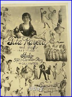 Vintage Evansmith Hollywood 1920's Photograph of Ballerina Performers 8x10 Photo