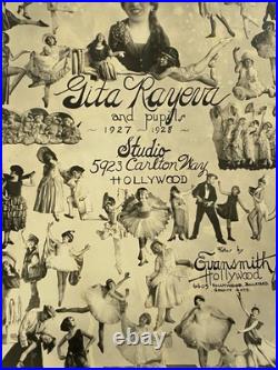 Vintage Evansmith Hollywood 1920's Photograph of Ballerina Performers 8x10 Photo