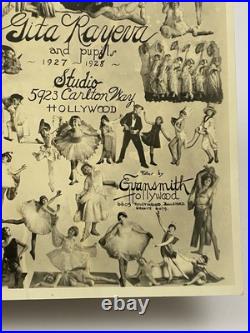 Vintage Evansmith Hollywood 1920's Photograph of Ballerina Performers 8x10 Photo